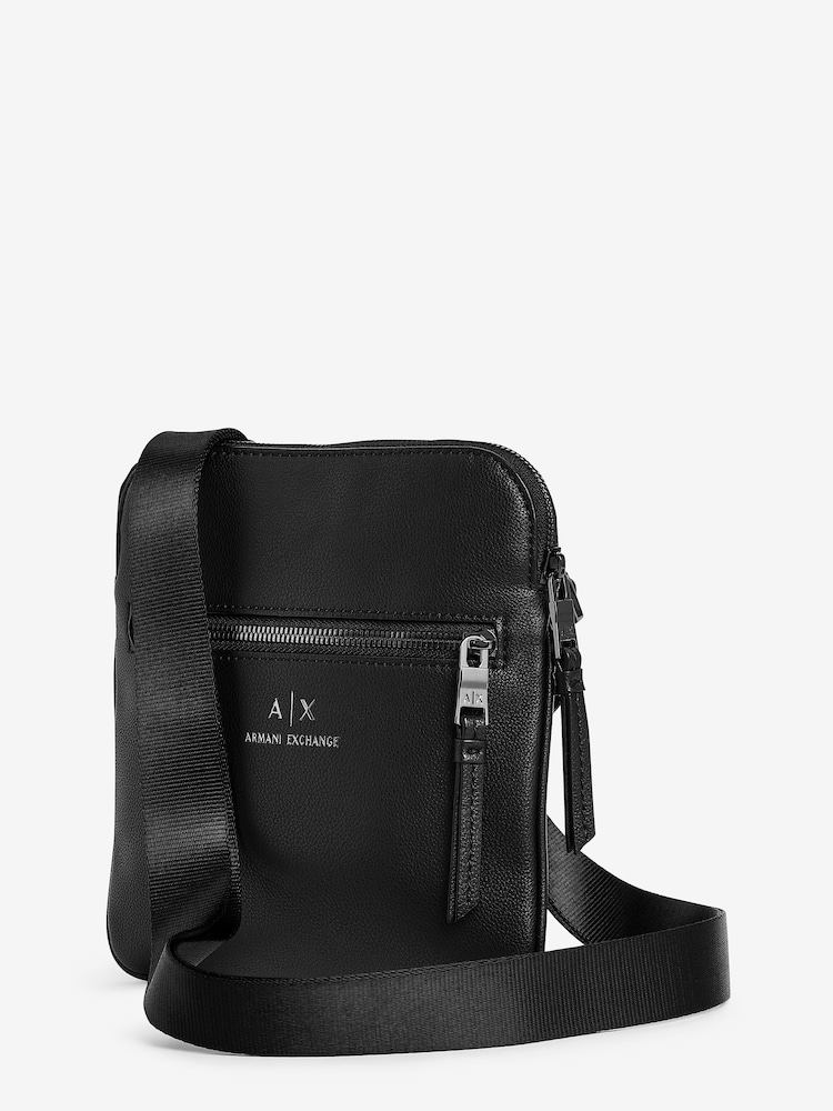תיק צד של Armani Exchange בשחור - Image 3 of 4
