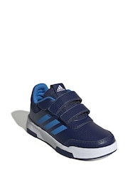 adidas Blue/Navy Tensaur Kids Sport Hook and Loop Trainers - Image 3 of 11