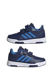 adidas Blue/Navy Tensaur Kids Sport Hook and Loop Trainers - Image 5 of 11