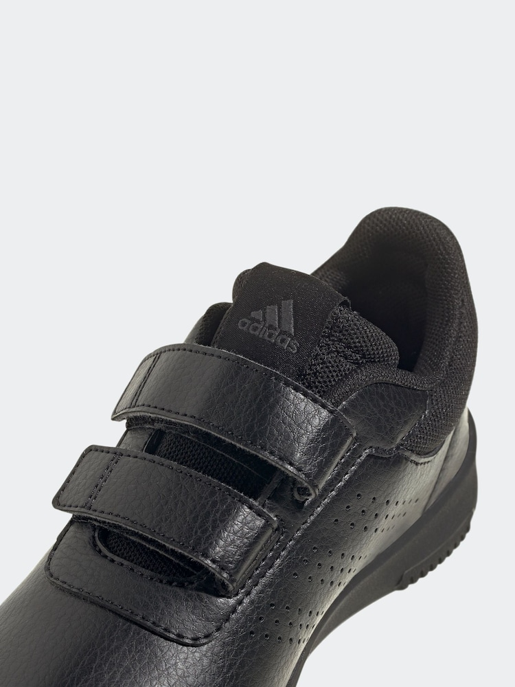 adidas Black Hook and Loop Tensaur Kids Trainers - Image 9 of 10