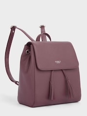 Osprey London Red The Megan Leather Rucksack Bag - Image 3 of 6