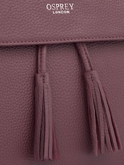 Osprey London Red The Megan Leather Rucksack Bag - Image 5 of 6