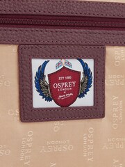 Osprey London Red The Megan Leather Rucksack Bag - Image 6 of 6