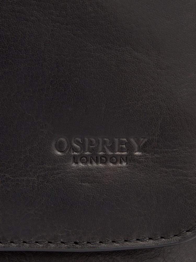 Osprey London Black The Baker Large Messenger Bag - Image 6 of 6