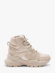 Neutral Chunky High Top Trainer Boots - Image 1 of 5