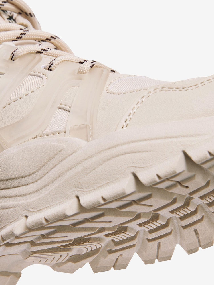 Neutral Chunky High Top Trainer Boots - Image 5 of 5