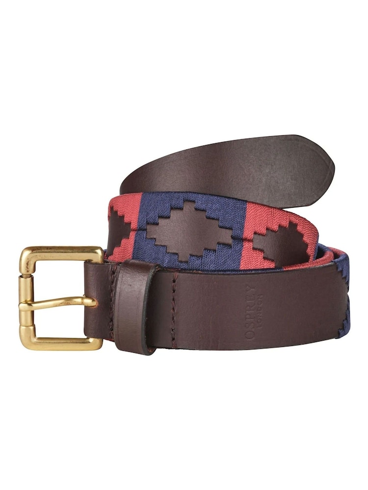 OSPREY LONDON The Mendoza 3.5cm Leather Jeans Belt - Image 1 of 4