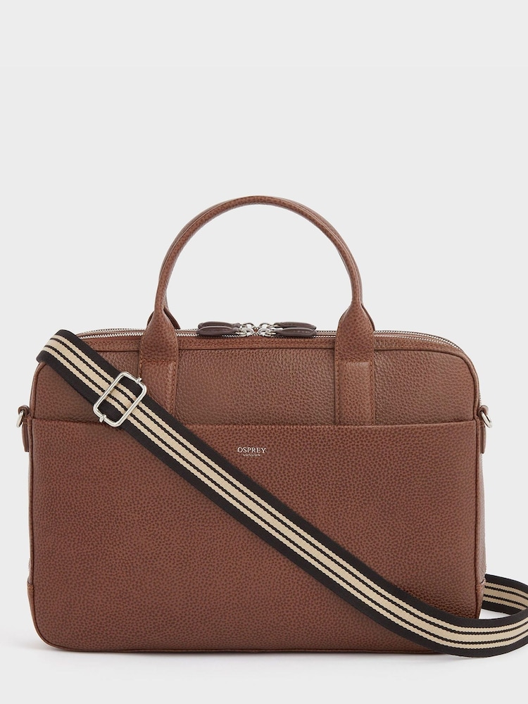 OSPREY LONDON The Chiswick Leather Laptop Bag - Image 1 of 6