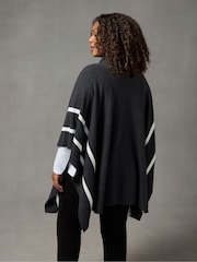 Live Unlimited Grey Roll Neck Poncho - Image 3 of 7