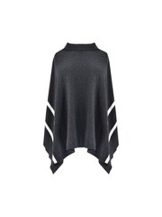 Live Unlimited Grey Roll Neck Poncho - Image 7 of 7
