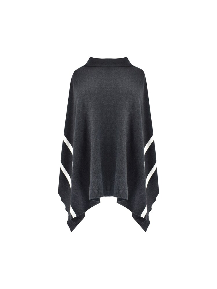 Live Unlimited Grey Roll Neck Poncho - Image 7 of 7