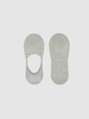 Reiss Grey Melange Axis Trainer Socks - Image 1 of 1