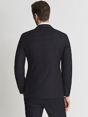 Reiss Tunn B Wool Single Breasted Slub Textured Slim Fit Blazer - Imagen 5 de 6