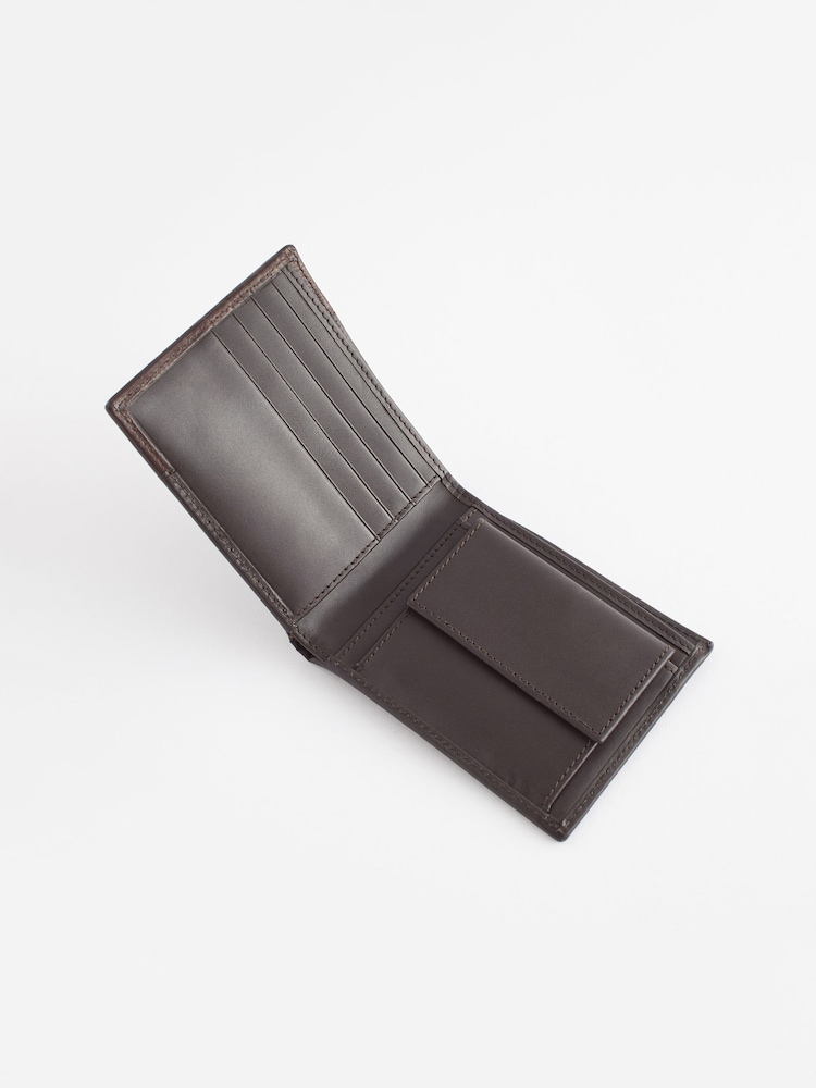 Brown Leather Stag Badge Wallet - Image 3 of 4