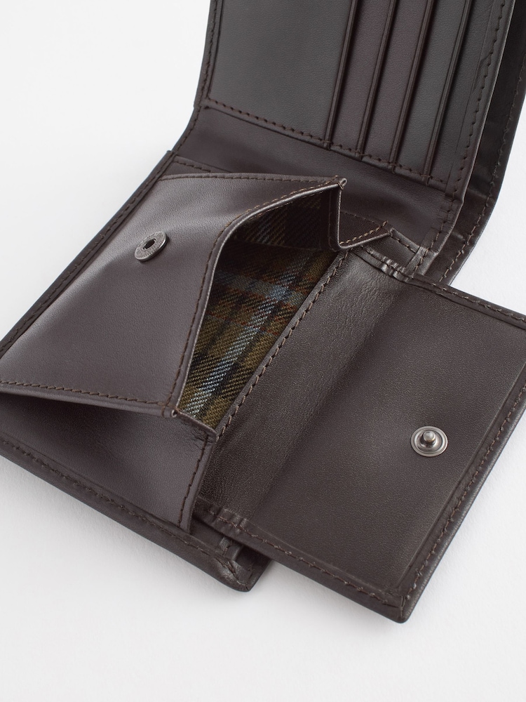Brown Leather Stag Badge Wallet - Image 4 of 4