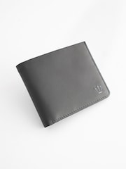 Grey Leather Bifold Wallet - Image 1 of 4