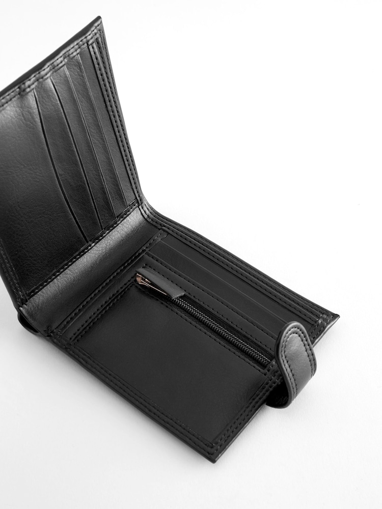 Black Popper Wallet - Image 3 of 4