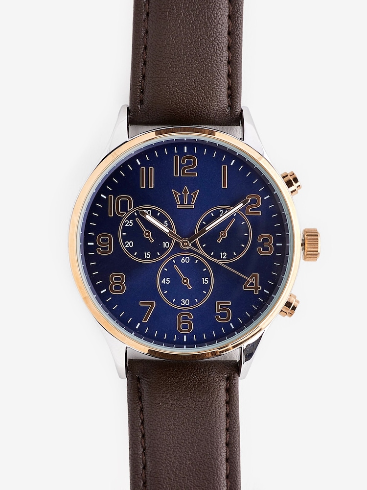 Brown Strap Classic Watch - Image 1 of 3