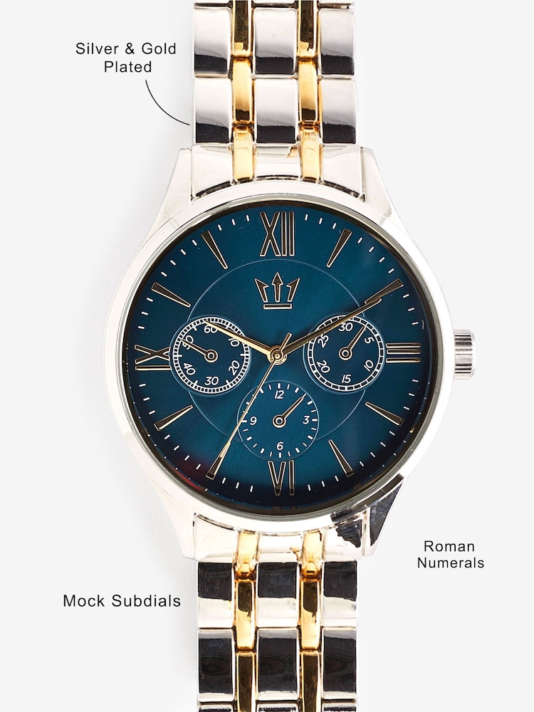 Gold Tone/Silver Tone Metal Bracelet Watch - Image 4 of 4