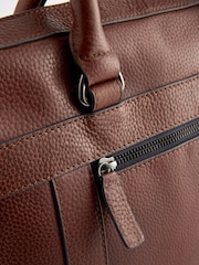 Brown Leather Briefcase - Image 8 of 8