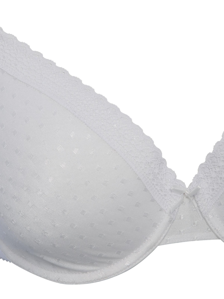 Anya Madsen White Pretty Square Underwire Padded Bra - Image 4 of 4