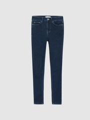 Reiss Indigo Lux Mid Rise Skinny Jeans - Image 2 of 6