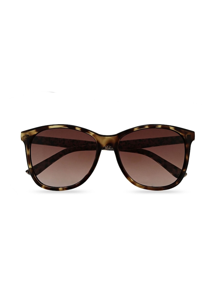 Marrón - Gafas de sol Ted Baker Amie con templos estampados florales de Ted - Imagen 1 de 5