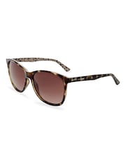 Marrón - Gafas de sol Ted Baker Amie con templos estampados florales de Ted - Imagen 2 de 5