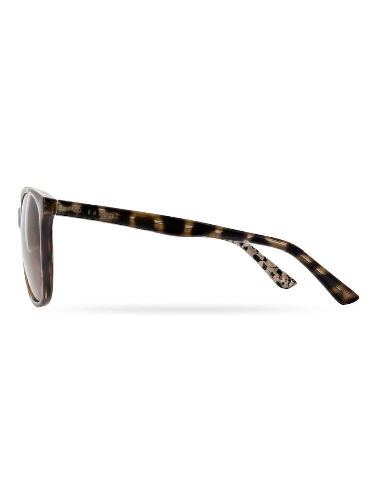 Buy Ted Baker Brown Amie Sunglasses With Ted Floral Printed  display picture 1