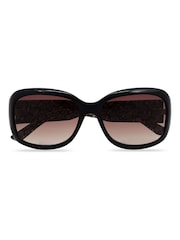Negro - Ted Baker Tortoiseshell Charlotte Sunglasses - Imagen 1 de 3