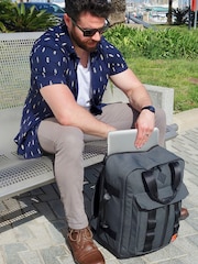 Cabin Max Dark Grey Memphis 24 Litre 40cm Travel Backpack - Image 3 of 8