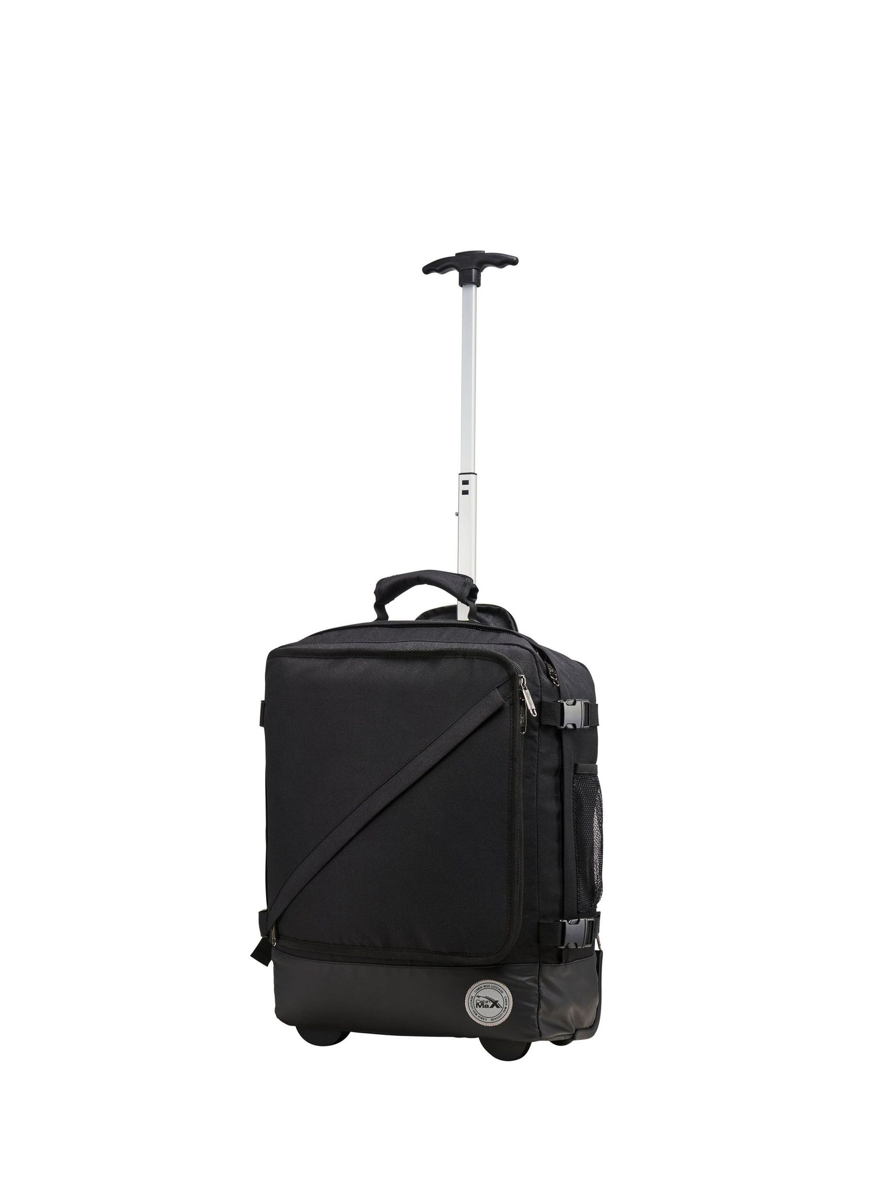 Buy Cabin Max Black Greenwich Hybrid 45cm Cabin Trolley Backpack From buy-cabin-max-black-greenwich-hybrid-45cm-cabin-trolley-backpack-from