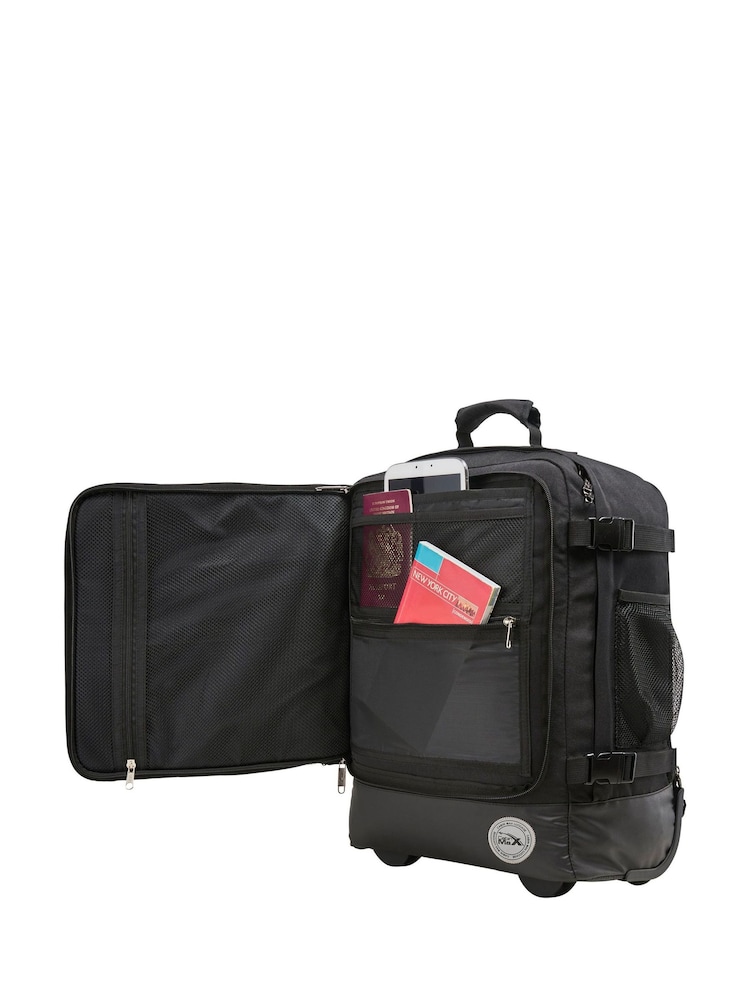 črna - Cabin Max Greenwich Hybrid 45cm Cabin Trolley nahrbtnik - Slika 6 iz 6