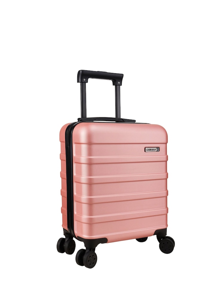 Розово-золотистый - Чемодан Cabin Max Anode Four Wheel Carry On Easyjet Sized Underseat 45cm Suitcase - Image 1 of 8