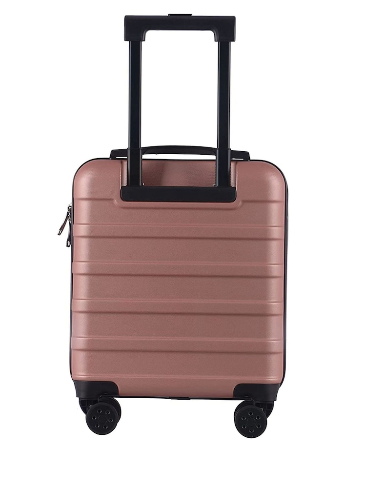 Розово-золотистый - Чемодан Cabin Max Anode Four Wheel Carry On Easyjet Sized Underseat 45cm Suitcase - Image 2 of 8