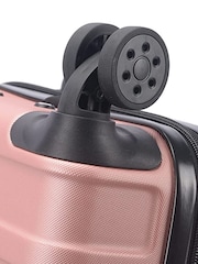 Розово-золотистый - Чемодан Cabin Max Anode Four Wheel Carry On Easyjet Sized Underseat 45cm Suitcase - Image 6 of 8