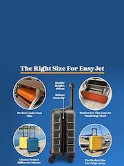 Розово-золотистый - Чемодан Cabin Max Anode Four Wheel Carry On Easyjet Sized Underseat 45cm Suitcase - Image 7 of 8