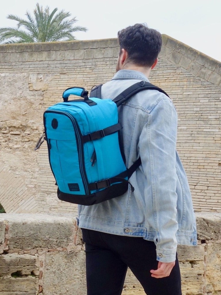 Modrozelena modra - Cabin Max Metz 20L Underseat Bag 40x20x25cm - Slika 9 iz 9