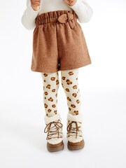 Rust Brown Shorts & Tights Set (3mths-7yrs) - Image 1 of 8