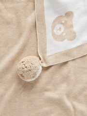 Purebaby Border Pom Pom Blanket - Image 4 of 6