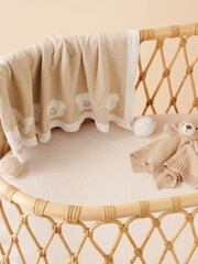Purebaby Border Pom Pom Blanket - Image 6 of 6