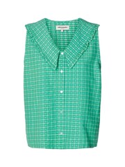 Chemise à manches courtes Lollys Laundry Vert Floral - Image 6 de 6