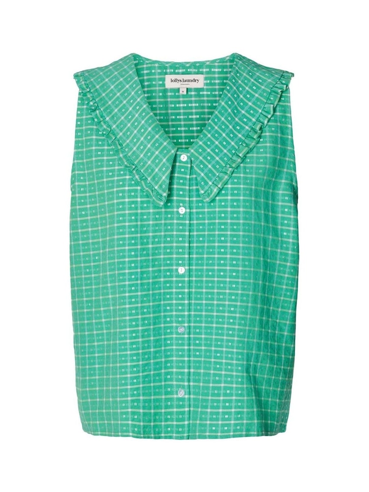Chemise à manches courtes Lollys Laundry Vert Floral - Image 6 de 6