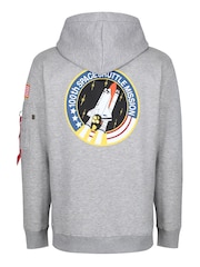 Alpha Industries Space Shuttle 100% Cotton Blue Hoodie - Image 4 of 6