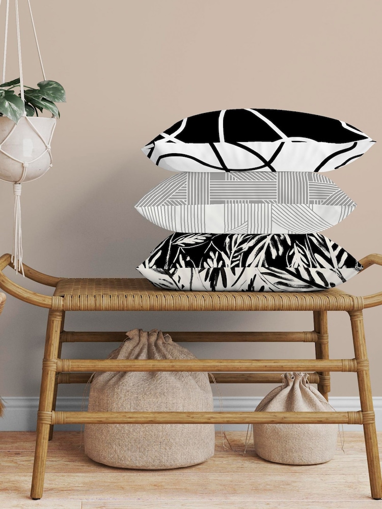 Copenhagen Home Monochrome Pablo Duvet Cover & Pillowcase Set - Image 4 of 4