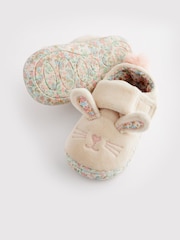 Cream Bunny Cupsole Slippers - Image 3 of 6