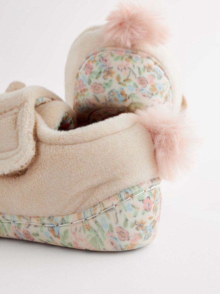 Cream Bunny Cupsole Slippers - Image 5 of 6