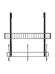 Croydex Black Hook Over Door Large Caddy - Image 2 of 4