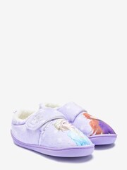 Lilac Purple Frozen 2 Next Cupsole Slippers - Image 3 of 4