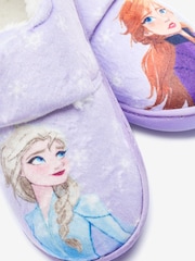 Lilac Purple Frozen 2 Next Cupsole Slippers - Image 4 of 4